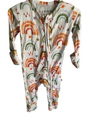 3/6 Months Little Bum Bums Rainbow Romper